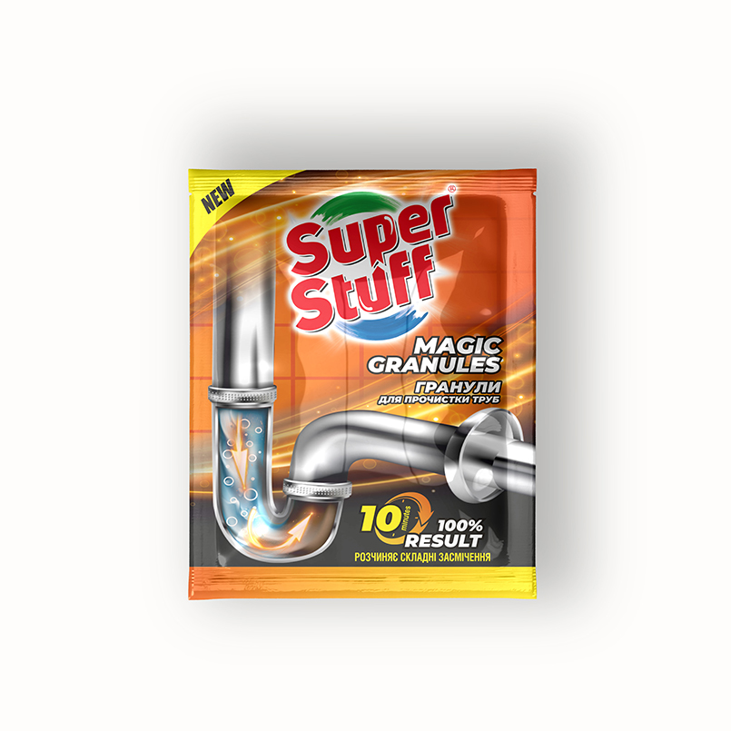 Гранули для прочищення труб Super Stuff, 70г